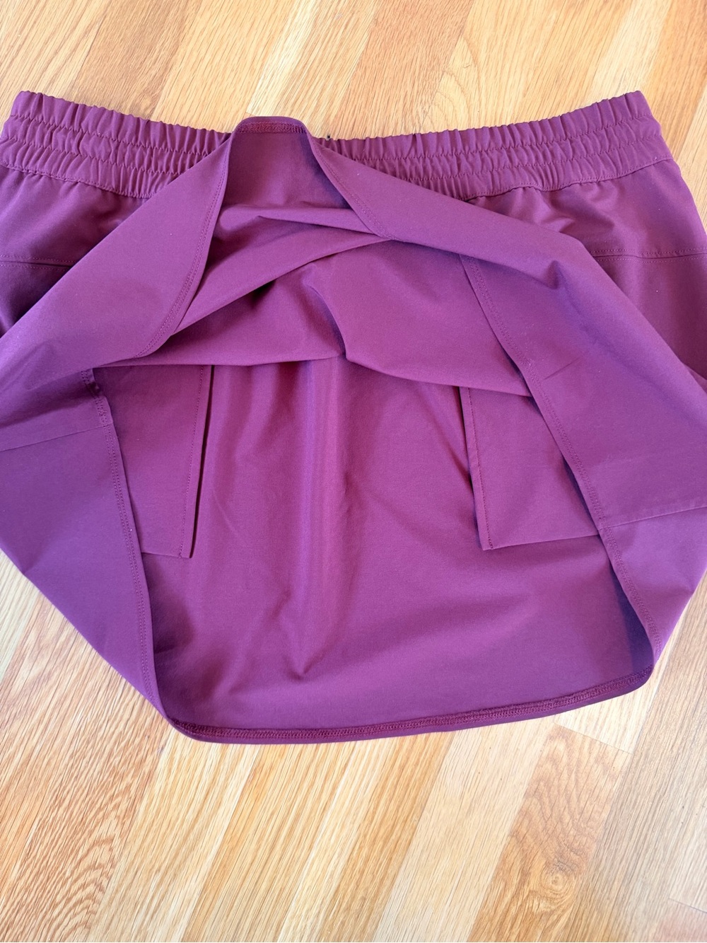 Athleta Berry Skirt Athleisure Golf Tennis Sports Yoga Workout Womens Size L - Picture 7 of 11